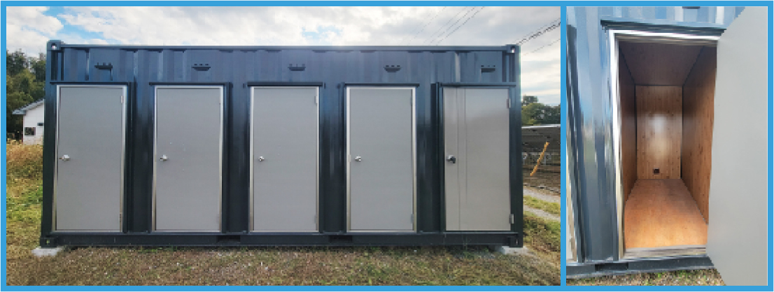 茨城県守谷市で、安心して使えるトランクルームを提供しています